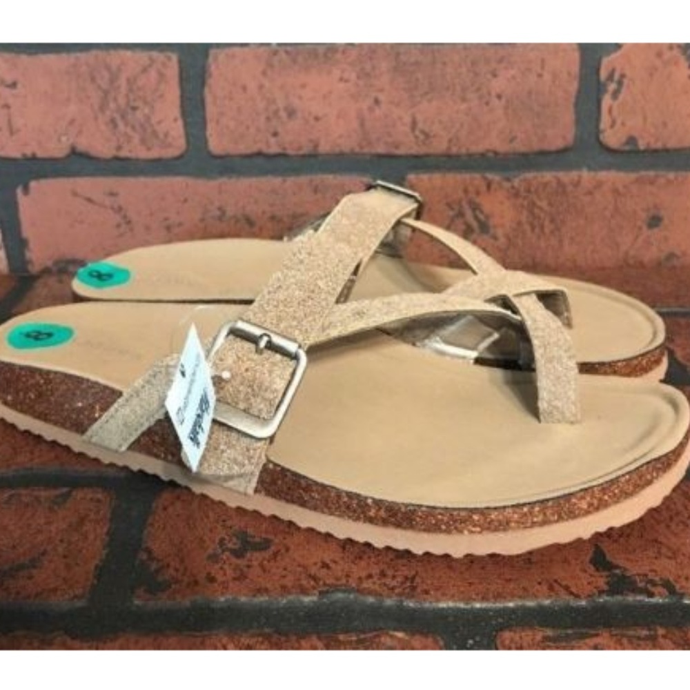 Madden Girl Brriit Thong Sandals Women's Size 8